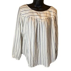 Lee very simple Medium Striped Long Sleeve Women's Top